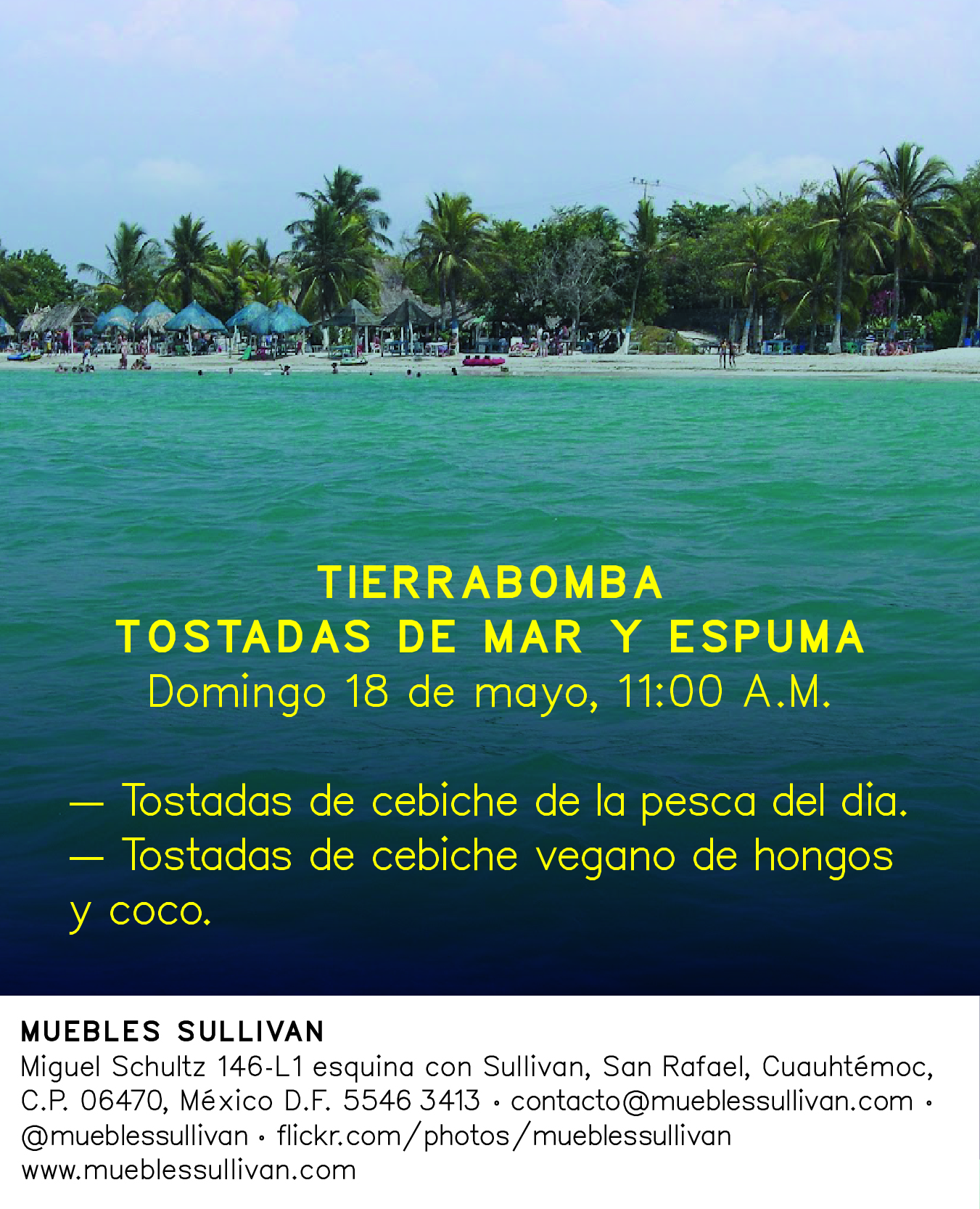 TIERRABOMBA: TOSTADAS DE MAR Y ESPUMA